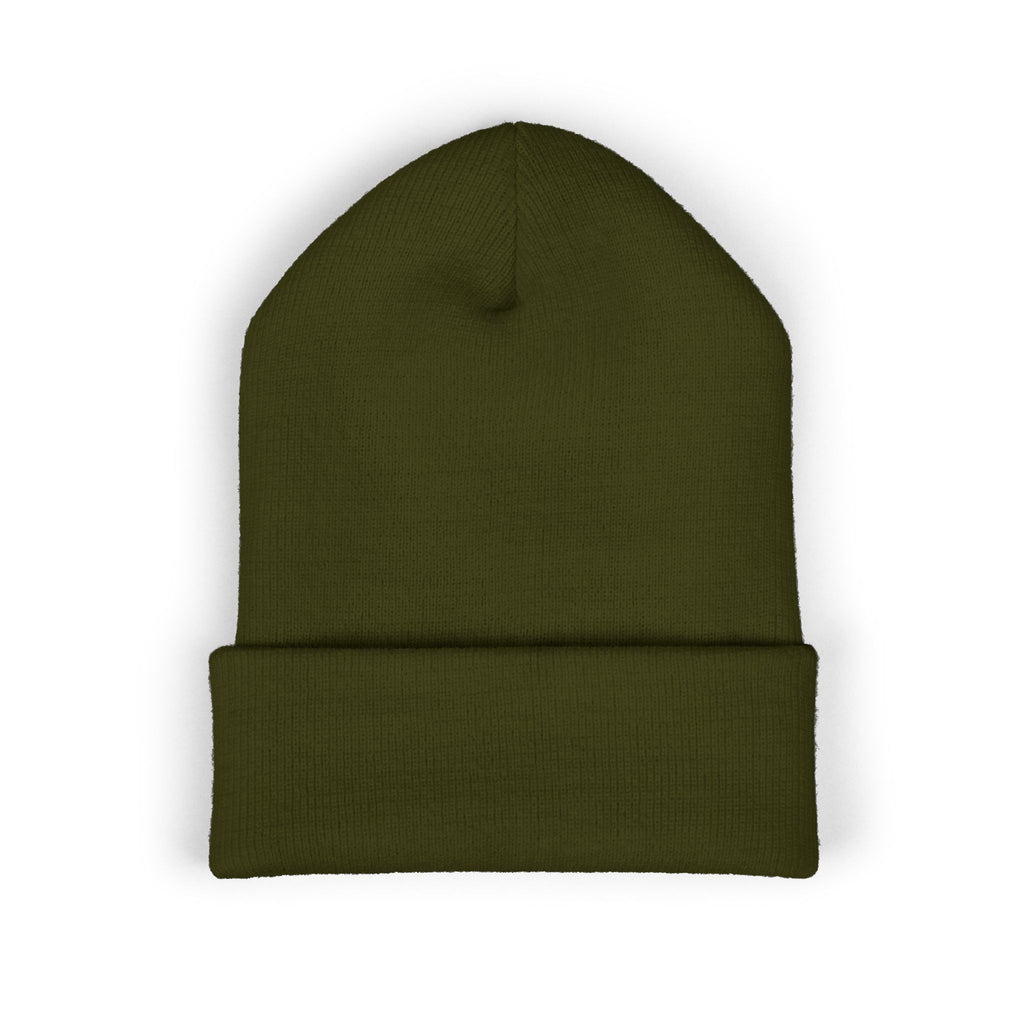 Glitchy Embroidered Beanie