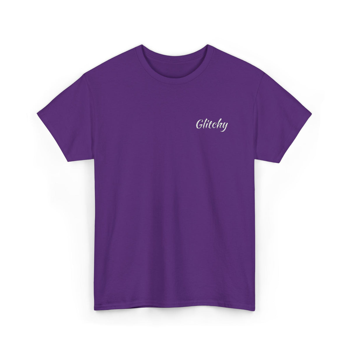 Glitchy T Shirt  Small Pocket Size