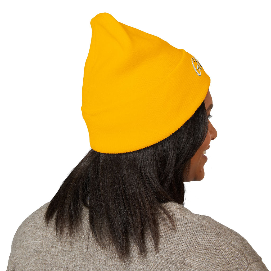 Glitchy Embroidered Beanie