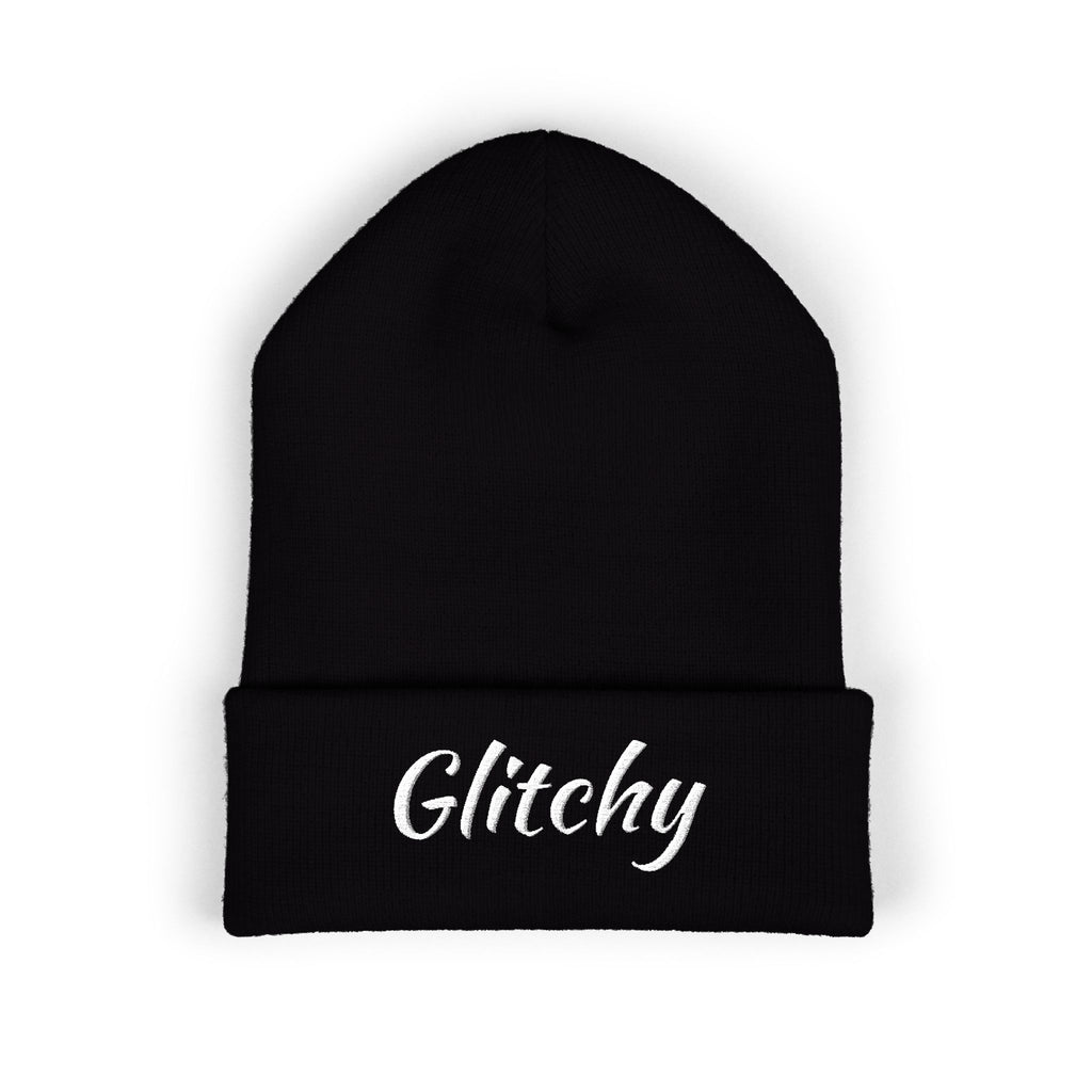 Glitchy Beanie Embroidered