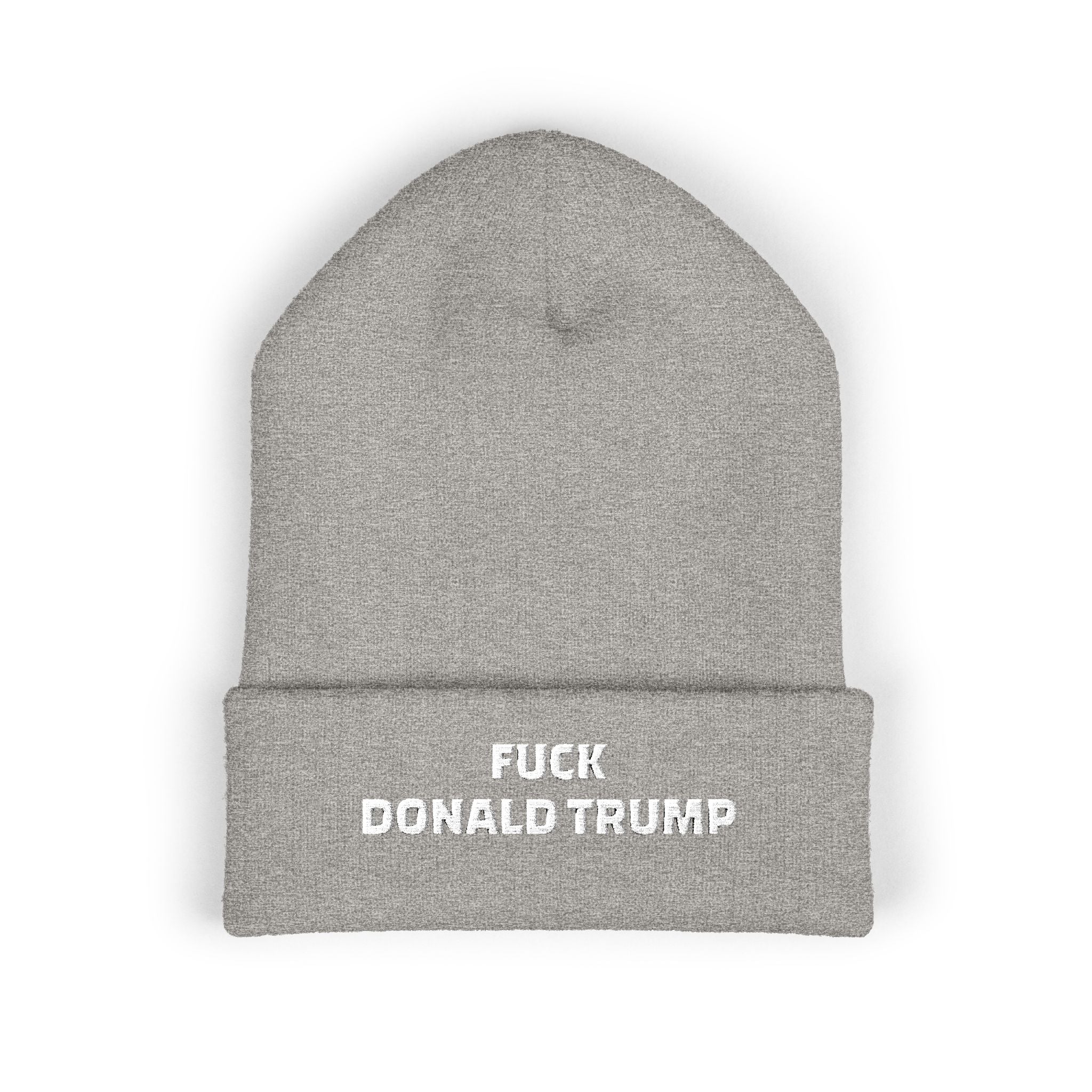 'F*** Donald Trump' Cuffed Beanie
