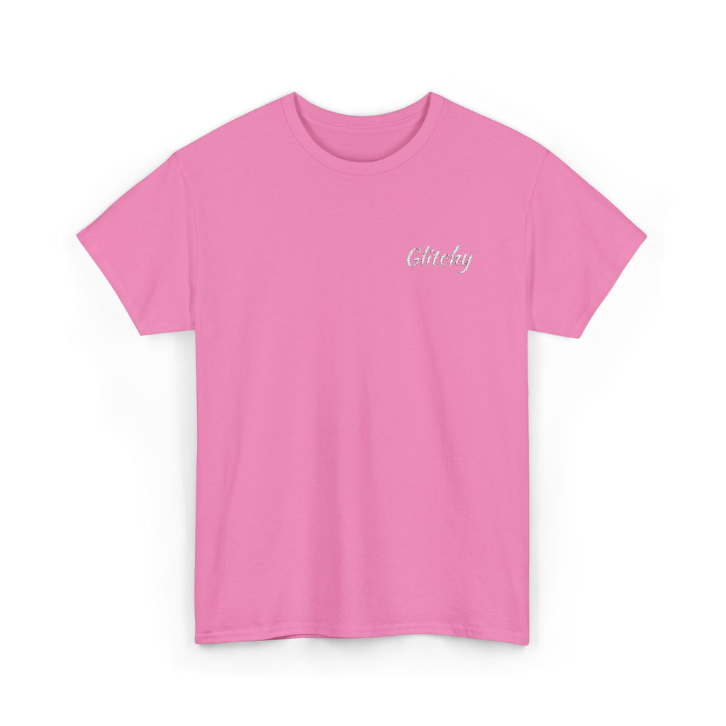 Glitchy T Shirt  Small Pocket Size