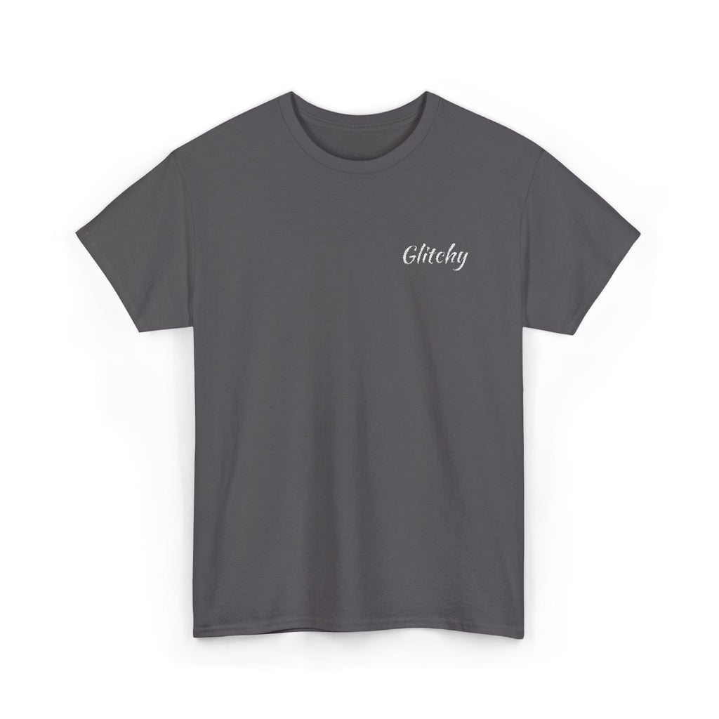 Glitchy T Shirt  Small Pocket Size