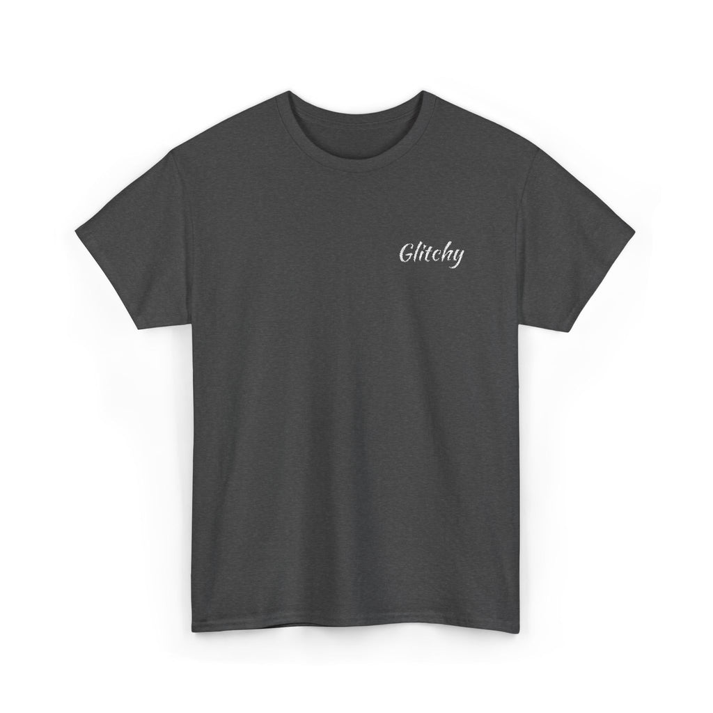 Glitchy T Shirt  Small Pocket Size