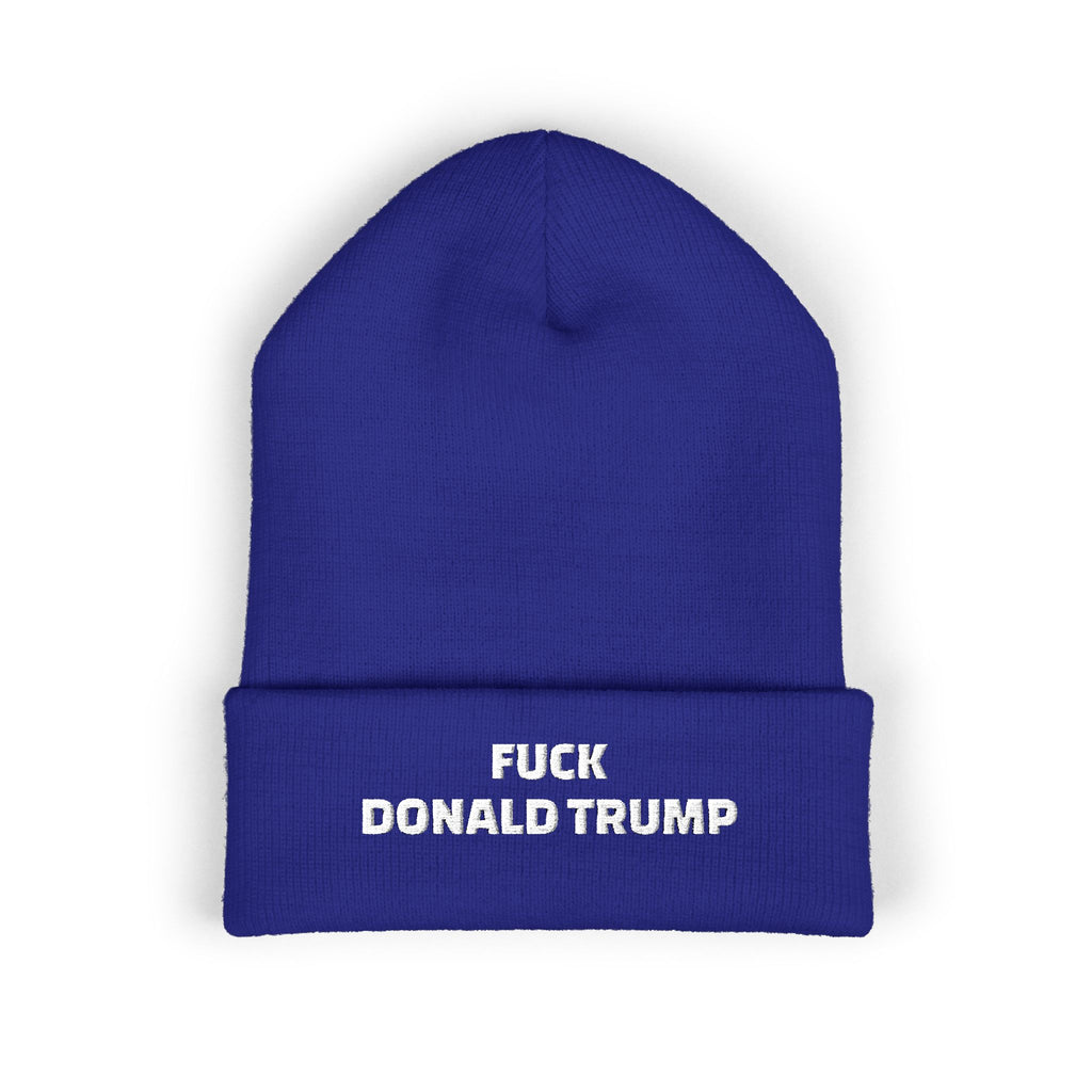 'F*** Donald Trump' Cuffed Beanie