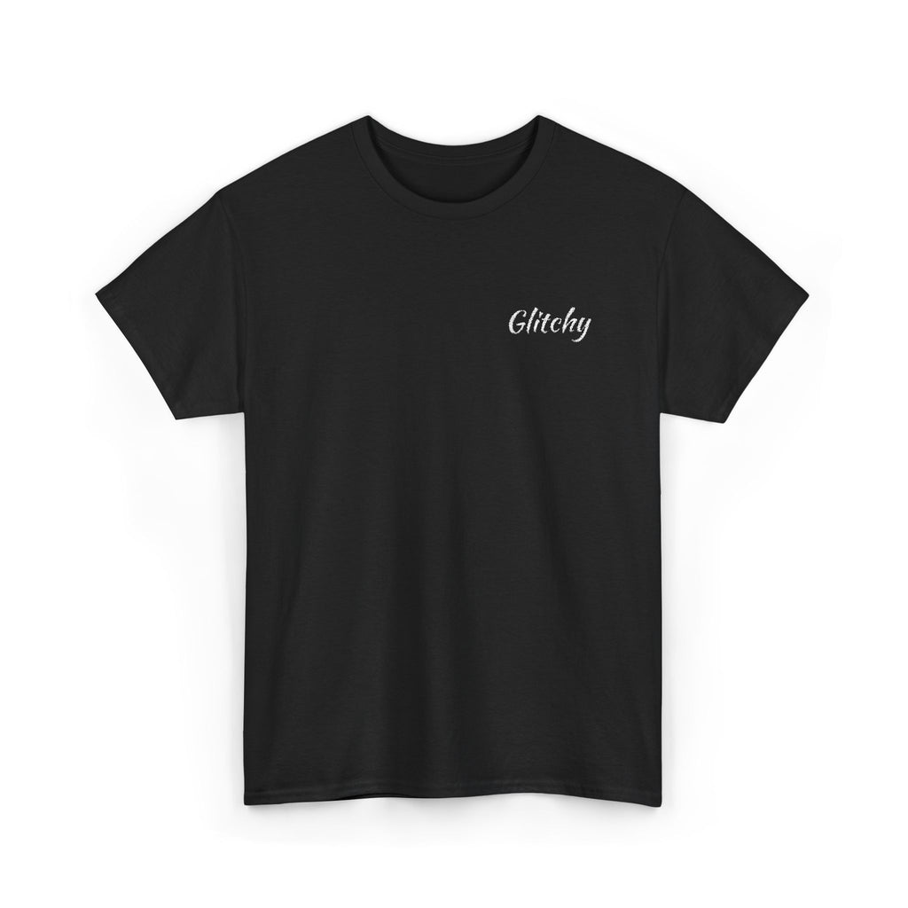 Glitchy T Shirt  Small Pocket Size