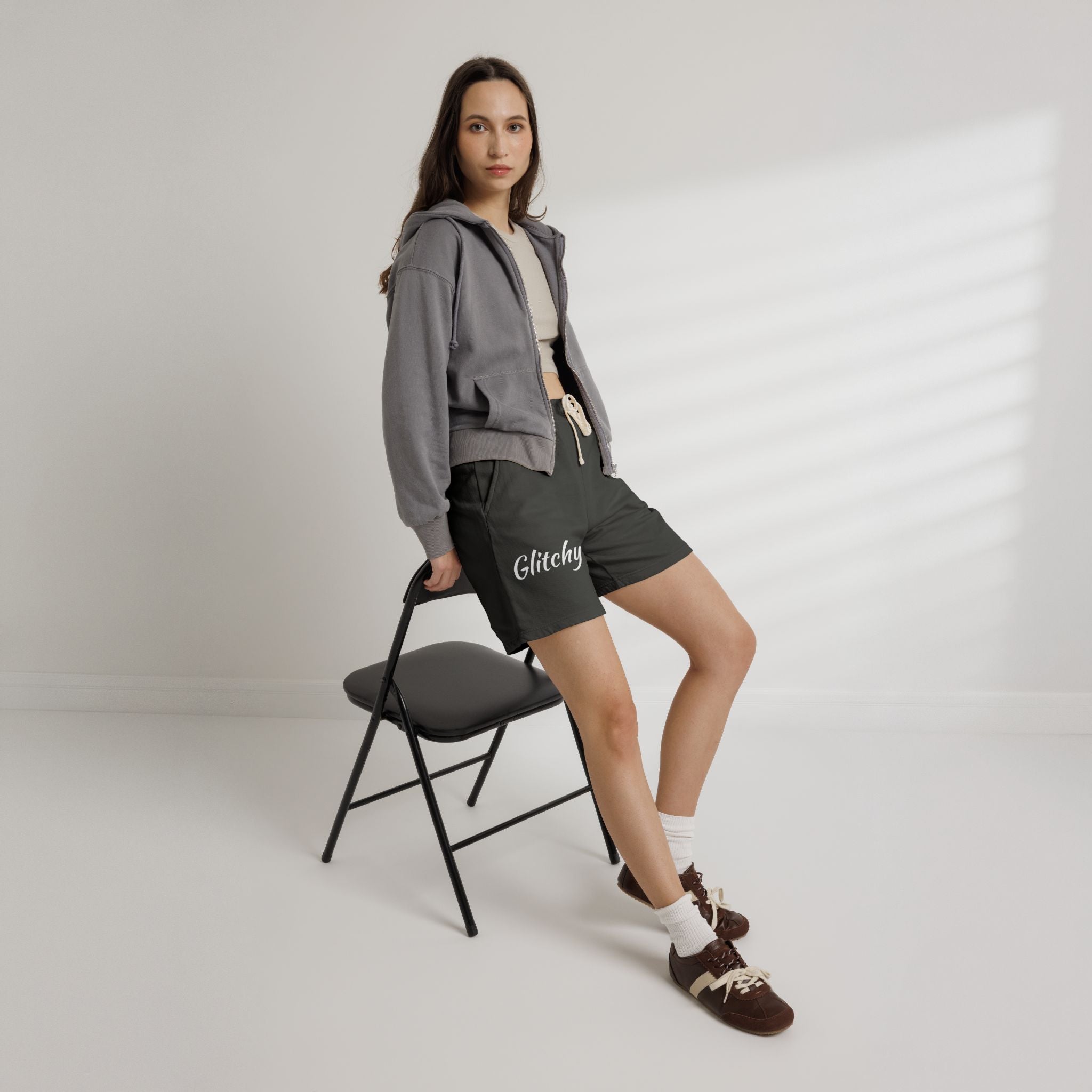 Glitchy Sweat Shorts