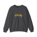 Glitchy Script Crewneck Sweatshirt
