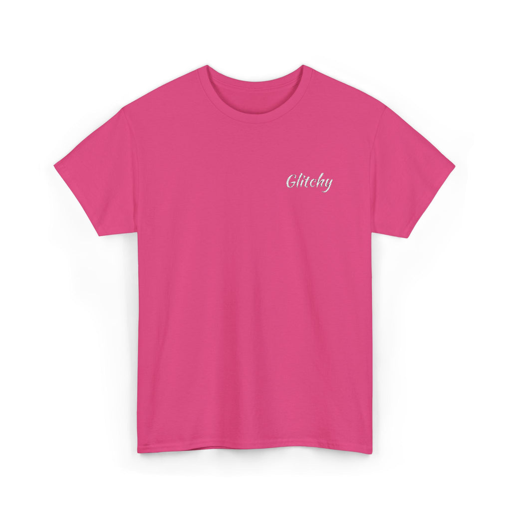 Glitchy T Shirt  Small Pocket Size