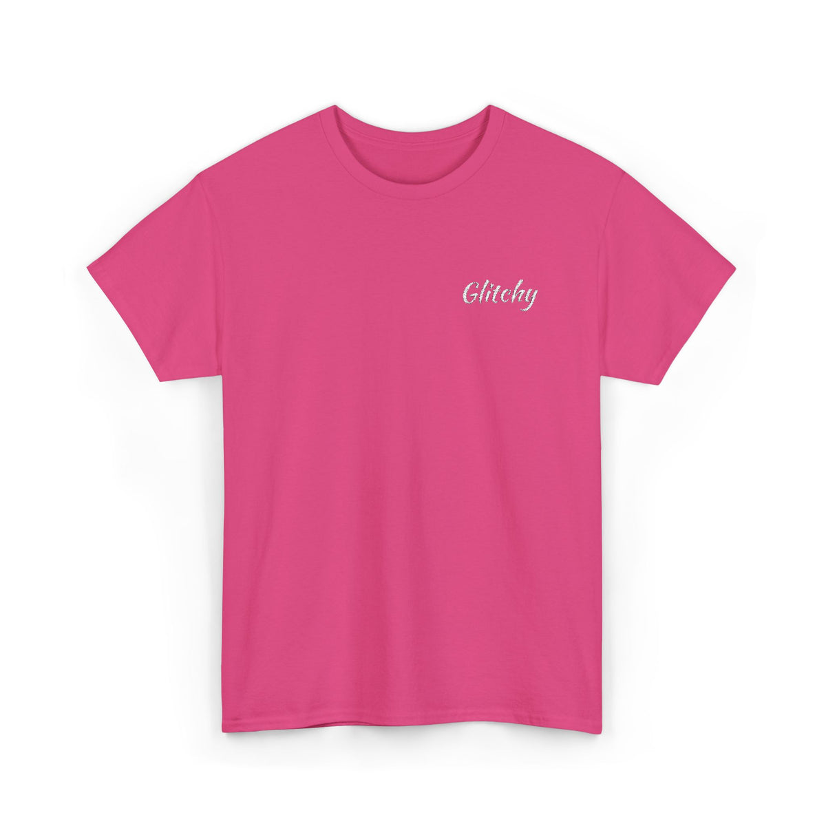 Glitchy T Shirt  Small Pocket Size
